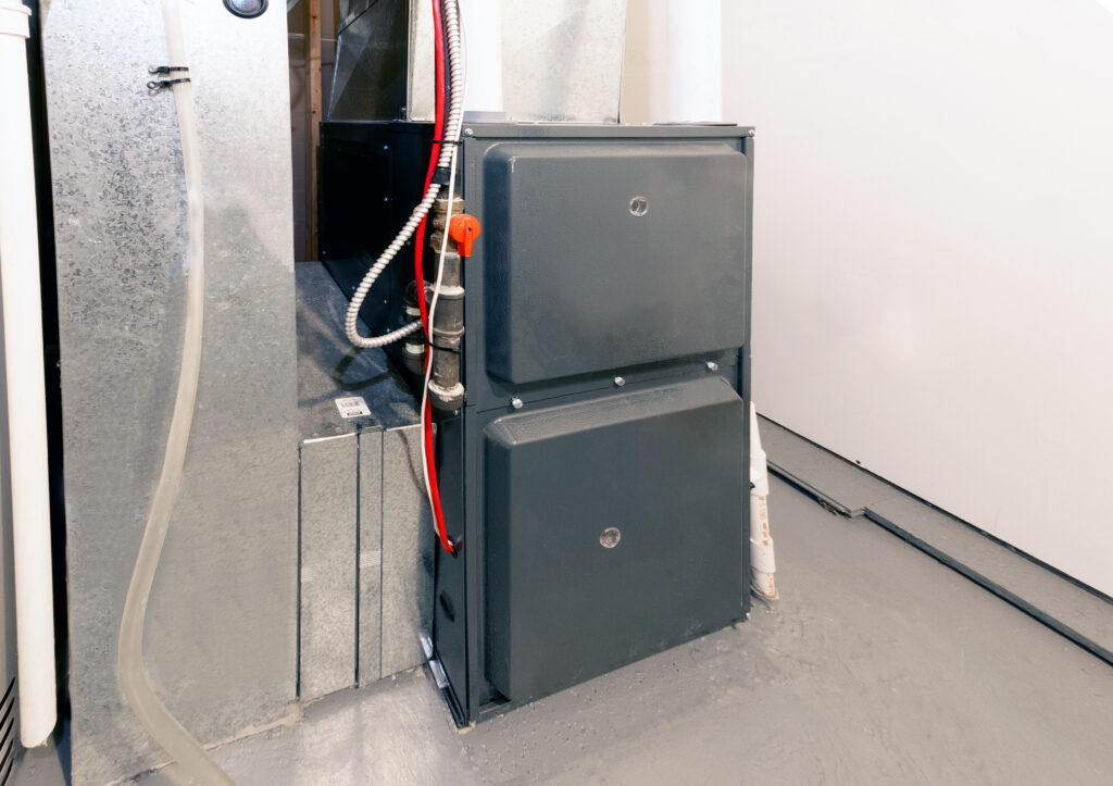 Newly installed energy efficient electric furnace